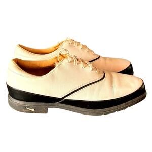 Nike Air Comfort Verdana Last Women's Leather Golf Shoes 9.5 UK7 EU41 Vtg Oxford